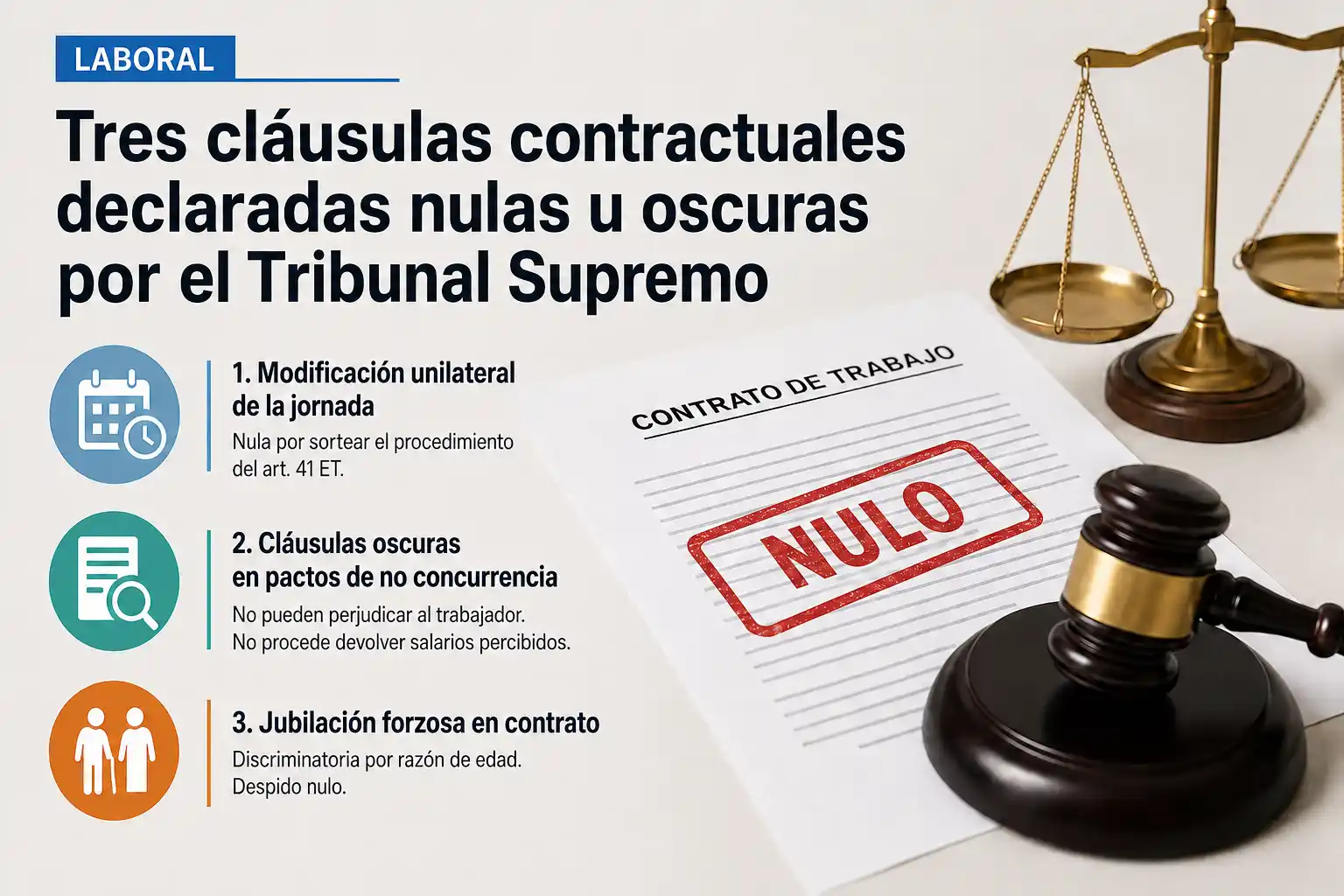 Tres cláusulas contractuales declaras nulas u oscuras por el Tribunal Supremo