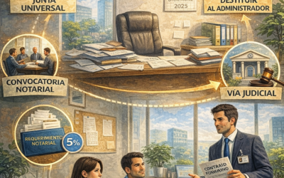 ¿Qué pasos pueden dar los socios cuando el administrador abandona sus tareas?