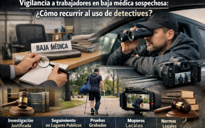 Ante bajas médicas sospechosas, cómo recurrir correctamente al uso de detectives