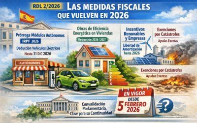 Las medidas fiscales que vuelven en 2026